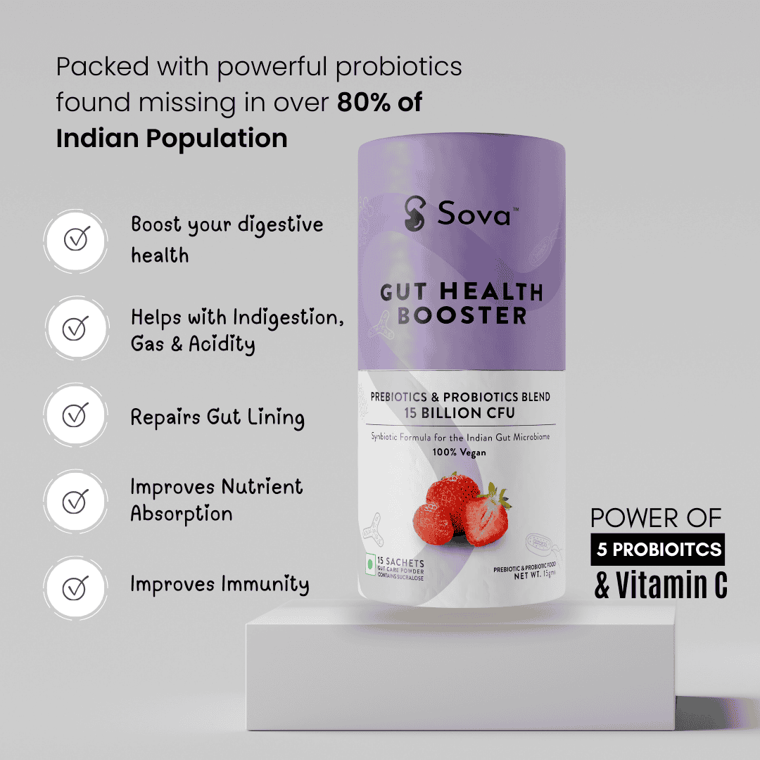 Gut Health Booster With Best Probiotics supplement