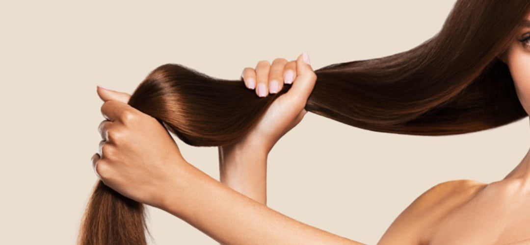 Girl flaunting her strong hair
