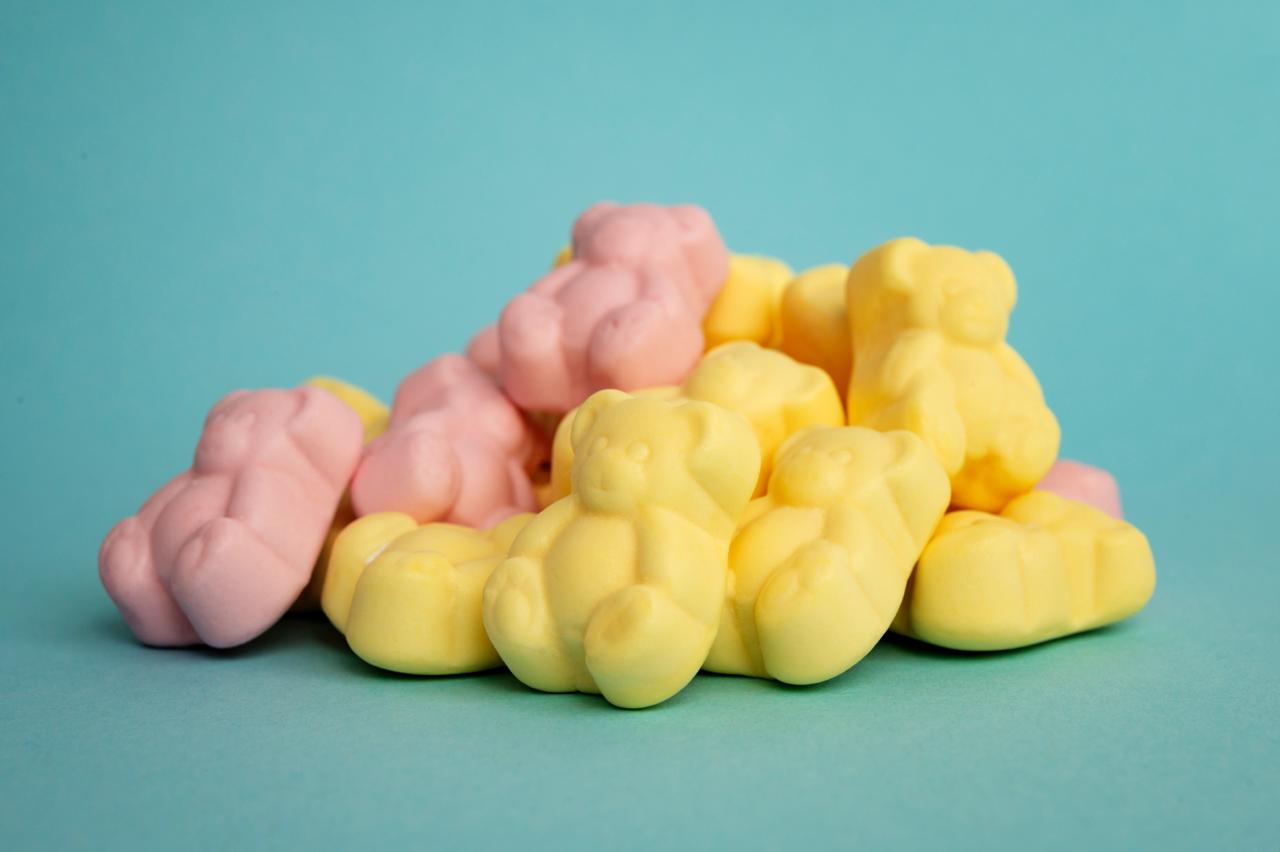 assortment gummy bear candy