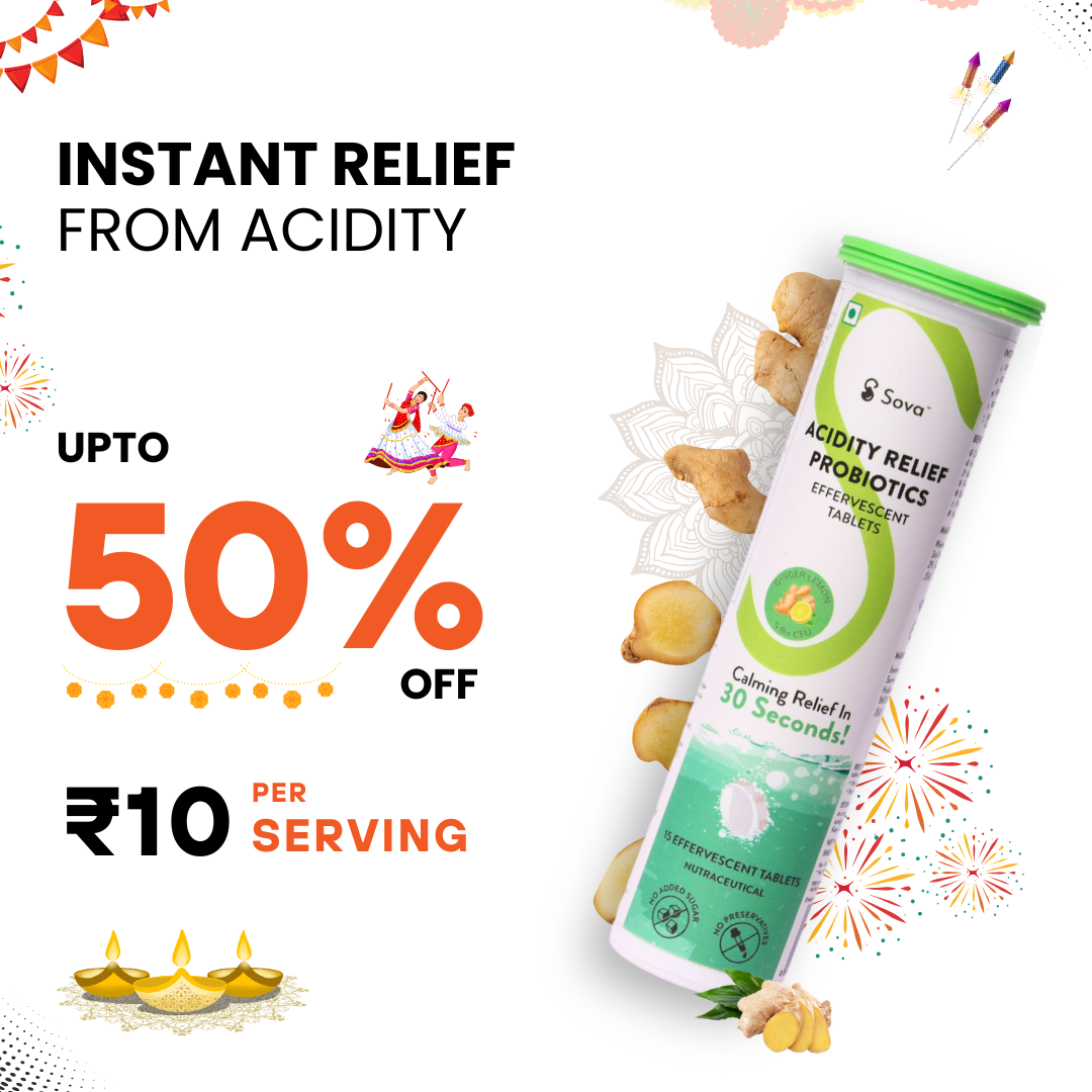 Acidity Relief Probiotics Effervescent Tablet | 30 Seconds Acidity Relief