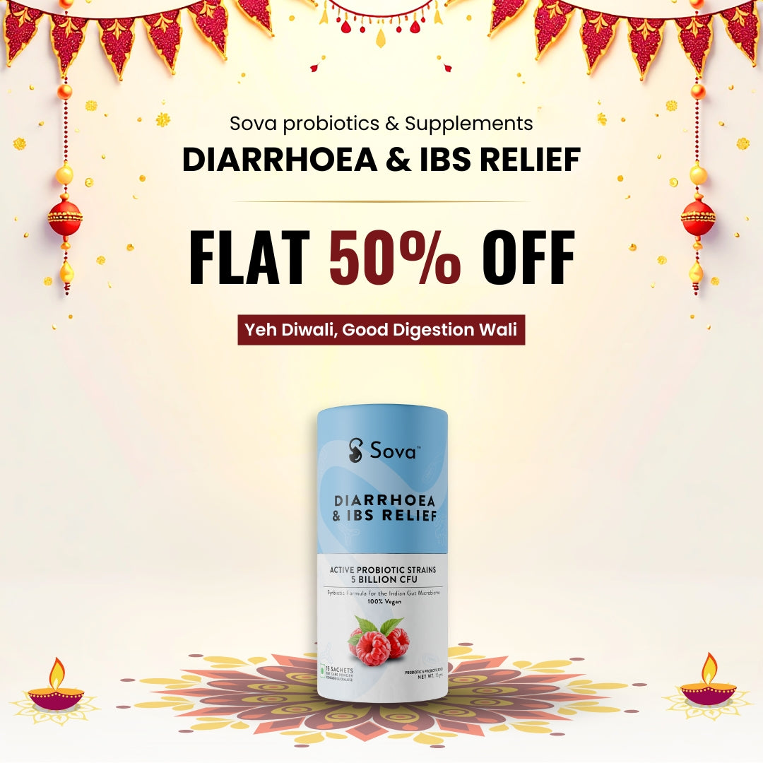 Diarrhoea & IBS Relief with Best Synbiotic Supplement