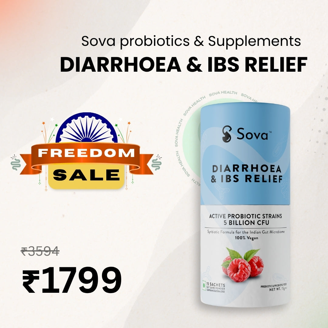Diarrhoea & IBS Relief with Best Synbiotic Supplement