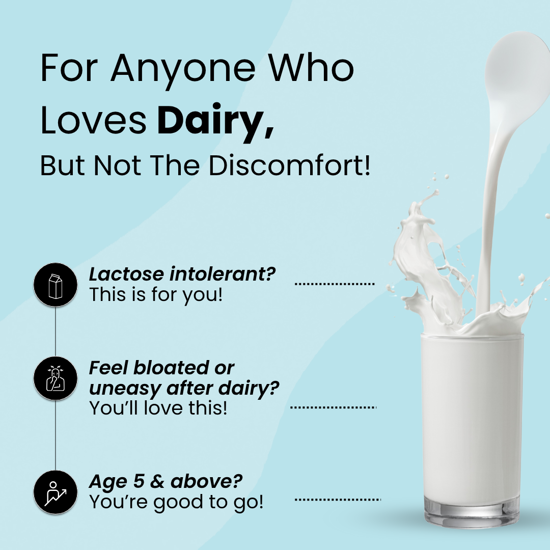 Lactase Enzyme | Enjoy Dairy Without Discomfort