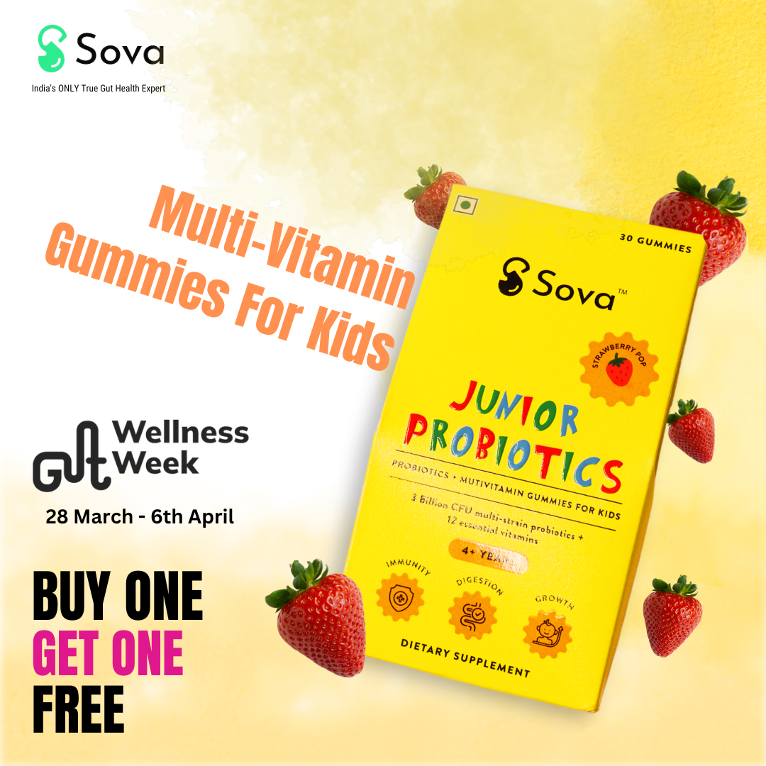 Kids Probiotics Mulit Vitamin Gummies | Smooth Digestion, Immunity, Growth & Development