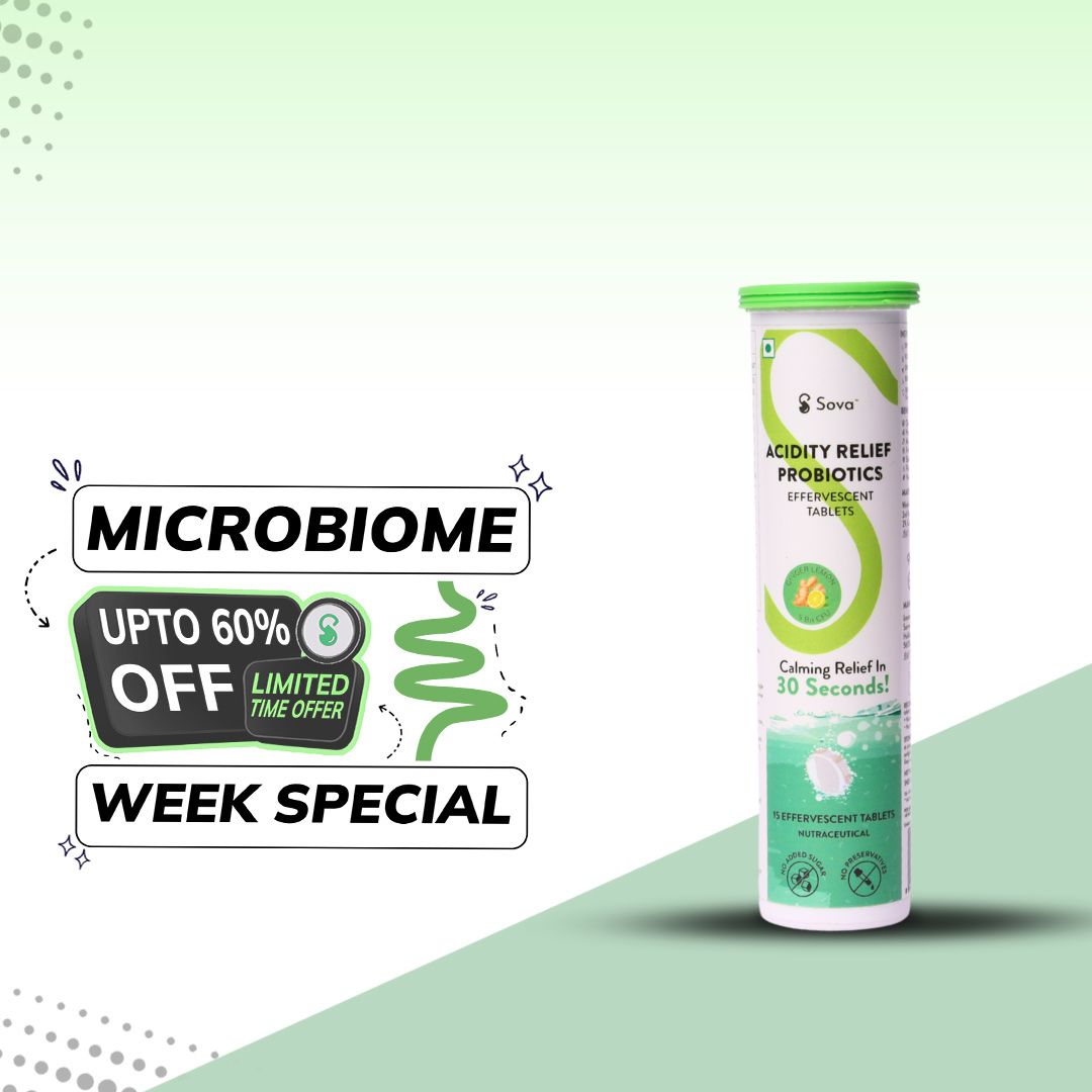 Acidity Relief Probiotics Effervescent Tablet | 30 Seconds Acidity Relief