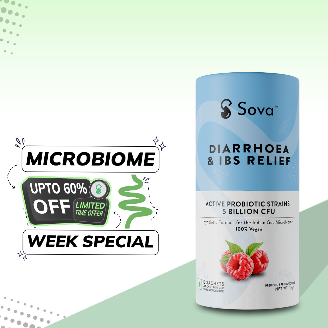 Diarrhoea & IBS Relief with Best Synbiotic Supplement